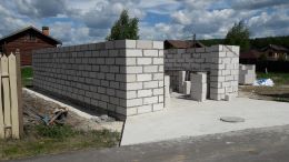 Строительство гаража из газобетонных блоков: проекты и особенности